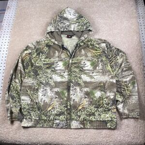 WXY Advantage Max-1 Camo Full Zip Hooded Jacket Mens XL Cotton Canvas Hunting